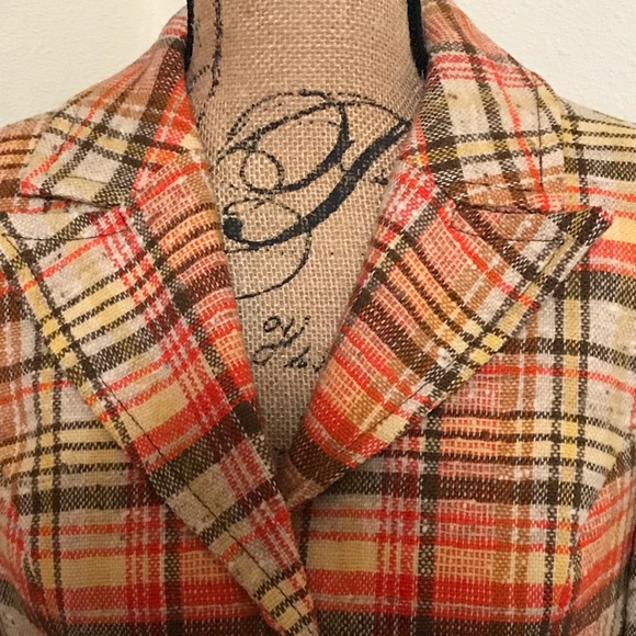 Vintage Young Pendleton Plaid Blazer - Picture 4 of 8